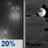 Tonight: Slight Chance Drizzle then Mostly Cloudy